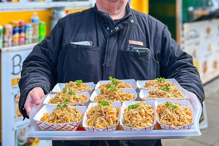 Eat your way through Portland's food cart scene, one diverse dish at a time. 